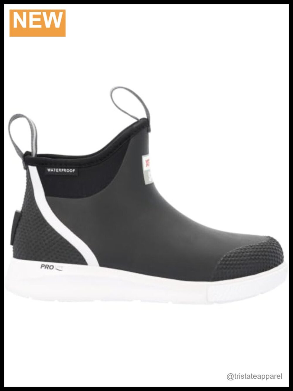 XTRATUF Women's Ankle Deck Boot Sport Waterproof Slip-On Chelsea